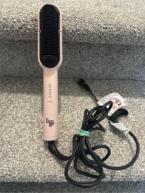 L'ANGE HAIR Smooth-it Classic 2-in-1 Electric Hot Comb Hair Straightener Brush
